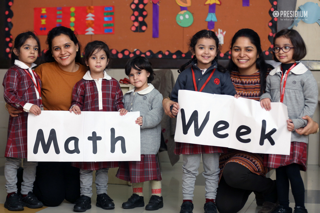 Presidium Indirapuram, PRESIDIUM ORGANIZES MATHS WEEK TO HONE SKILLS OF PRESIDIANS